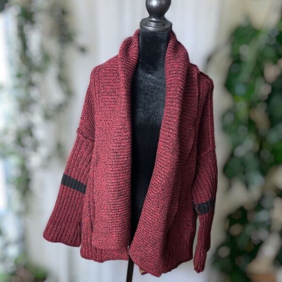 Zadig & Voltaire Merino Wool Shawl Cardigan Size S/XS - Picture 4 of 14